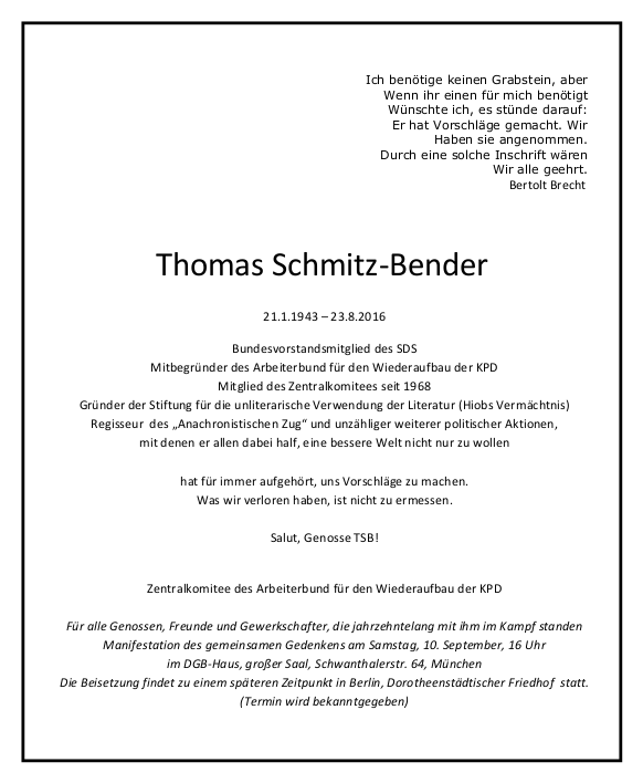 Thomas Schmitz-Bender
